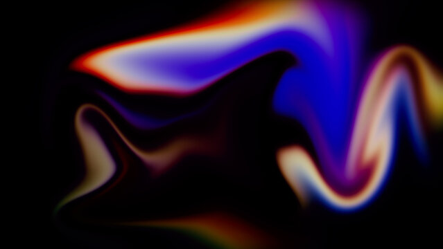 Neon Purple Blue Light Wave Background