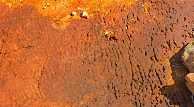 Patterns in ancient sandstone, Kings Canyon, Watarrka National Park, Northern Territory, Australia
