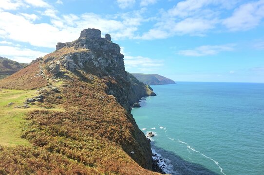 Beautiful Natural Landscape at Valley of Rocks, England