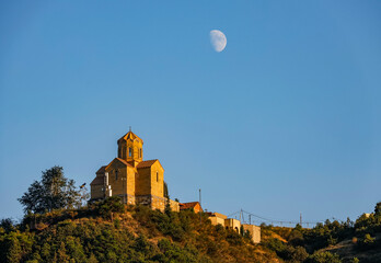 Scenic cityscape of Tbilisi old town. Tbilisi is the capital and the largest city of Georgia, lying on the banks of the Kura River. © Rechitan Sorin