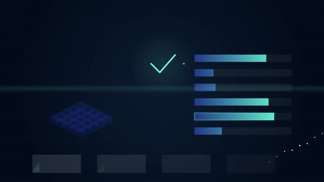 Futuristic e commerce dashboard with digital analytics