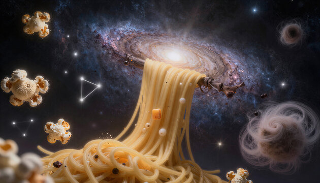 Milky Way Spaghetti Cosmos