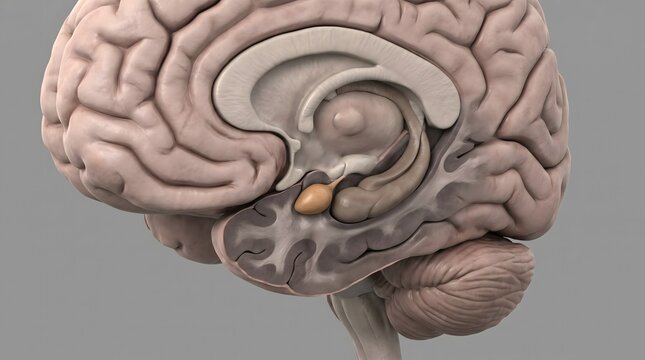 Amygdala Anatomy in Medial Temporal Lobe