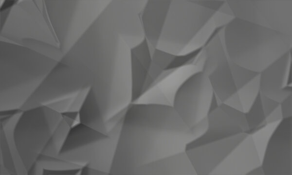 A seamless pattern abstract geometric low poly background with soft grey lighting