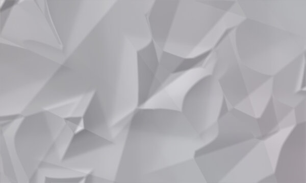 A seamless pattern abstract crumpled white paper texture background
