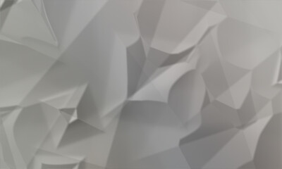 Fototapeta premium A seamless pattern abstract geometric low poly background in light gray tones