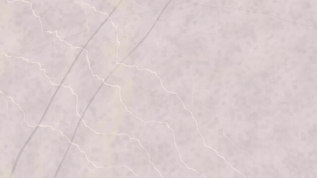 Topographic terrain 3D mesh map animated background with digital contour lines and elevation data for architecture planning and real estate presentation