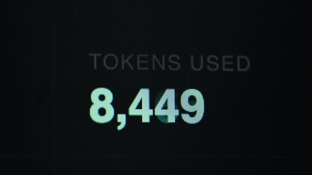 AI Agent Token Limit Reached in Company Programmer Managing Token Usage Artificial Intelligence Cost Concept