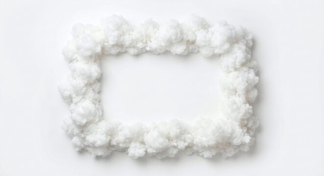 isolated white background, creative border frame design for your works, text frame, image frame