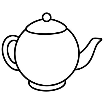 teapot icon isolated