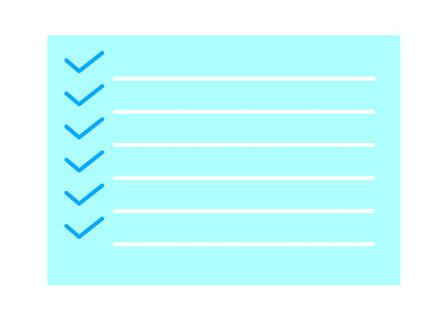 Background illustration for a checklist