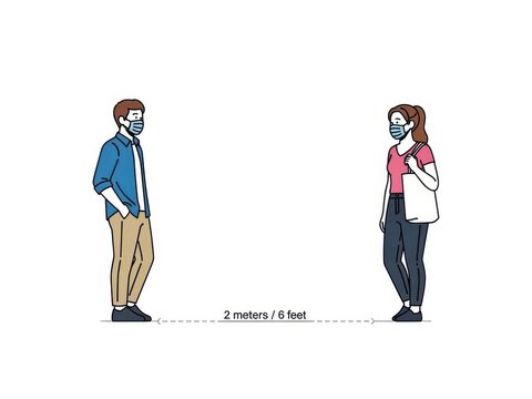 Maintaining social distance during covid-19