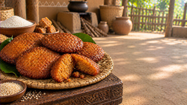 Jharkhandi Arsa Roti.