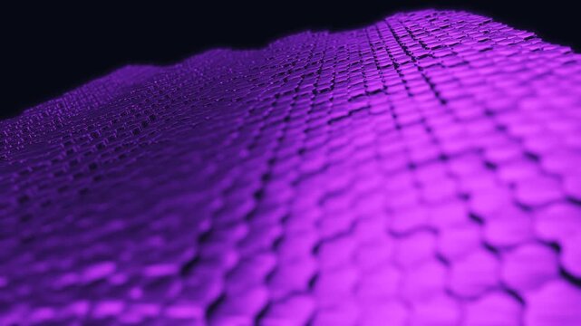 Dynamic 3D render of a smartphone with motion and business effects on a dark background
