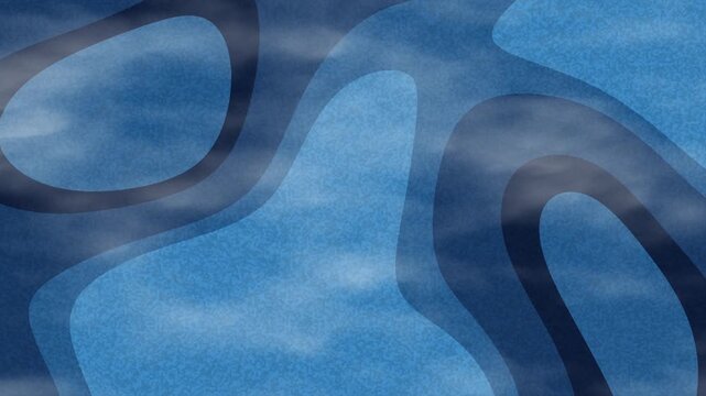 Abstract texture with dark, layered blue waves, grainy surface, cool tones. Suitable for backgrounds, art prints, web design, and digital art.