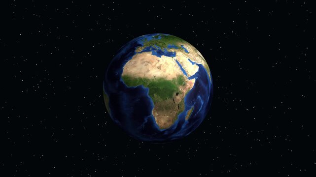 3D Earth Animation Zooming into Aba City in Abia State Nigeria