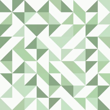 A geometric seamless pattern featuring interlocking triangles in soft pastel shades.