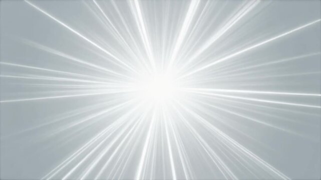 White bright light aged noise effect, extremely slow pull back through a smooth studio glow