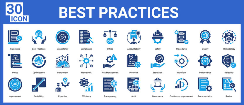 Best Practices icon pack and collection