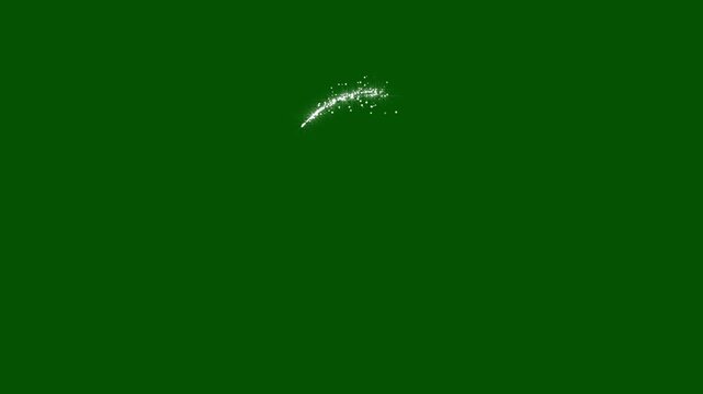 Twinkling glitter stars line, white magic glitter star sparkle trail, luxury glitter sparkle star trail animation with twinkling fairy dust, fairy dust shimmer transition, sparkling starry line effect