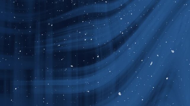 Soft blue fabric evokes a dark night sky with falling snow, perfect for winterthemed designs, backgrounds, and seasonal promotions.