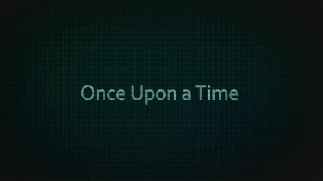 Once Upon a Time word text typing animation on a computer screen in After Effects. Motion graphics highlight storytelling, fantasy, and modern digital creative concepts.