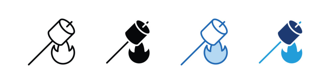 Marsmellow  Icon Collection With Multiple Styles