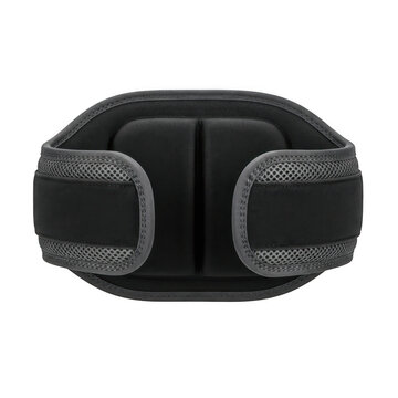 Black adjustable wrist weight strap for sports and fitness training exercises isolated on transparent background