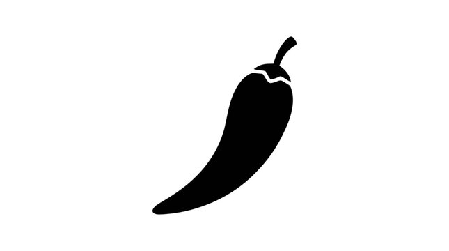 Vector illustration of chili pepper on a transparent background
