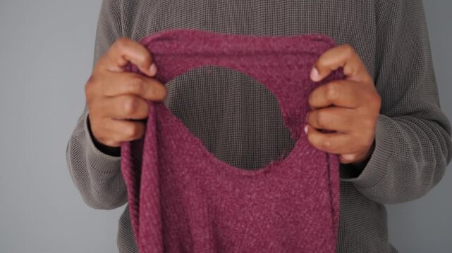 Holes in clothing and how to fix them