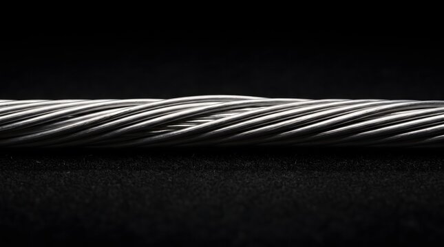 Intertwined steel strands forge an unbreakable bond across the void, symbolizing collective strength, resilience, and industrial unity.