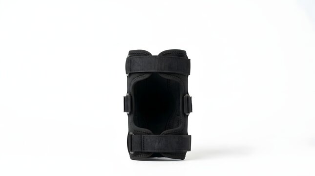 Black Ankle Stabilizer Brace Open Front View