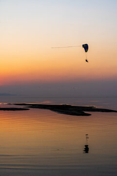 Glider at Sunset 2
