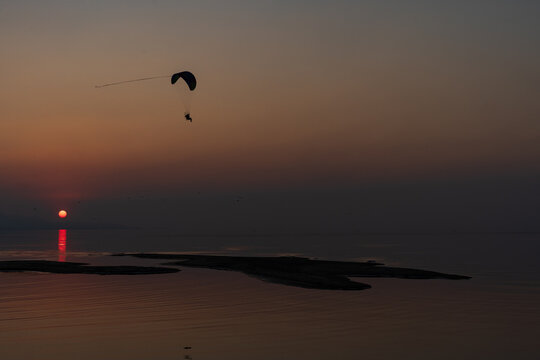 Glider at Sunset 2a