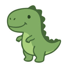 Obraz premium Green Tyrannosaurus Rex T-Rex Dinosaur