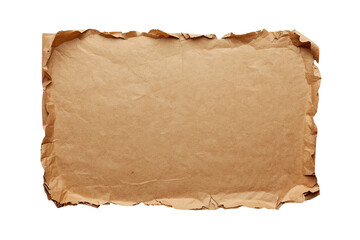 Fototapeta premium Vintage parchment paper sheet with burned edges