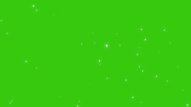 Close-up of micro dust particles floating slowly in green screen, dust particles animation, floating dust overlay, subtle particle effect, Abstract slow motion dust particles floating