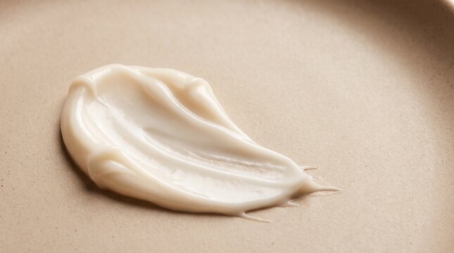 Smooth cosmetic moisturizer texture shown in close up