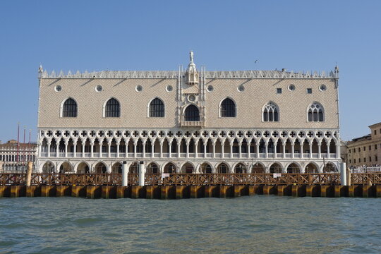 View of the Doge's Palace in Venice from the Grand Canal
