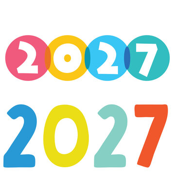 Happy New Year 2027 Illustration - 1