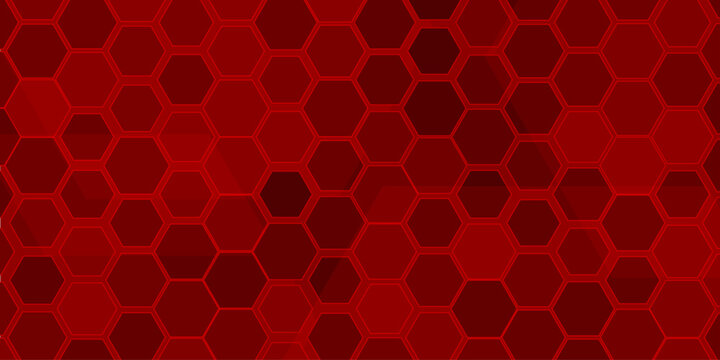 modern technology background abstract grid hexagon pattern futuristic style business banner design