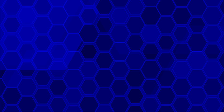 modern technology background abstract grid hexagon pattern futuristic style business banner design