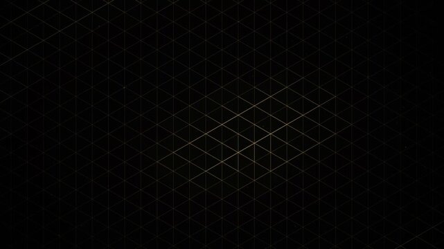 Dark hexagonal pattern texture with subtle light reflections in cinematic motion