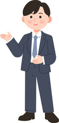 Obraz premium business character