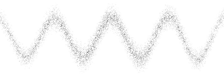 Obraz premium Abstract digital waveform generated from scattered points