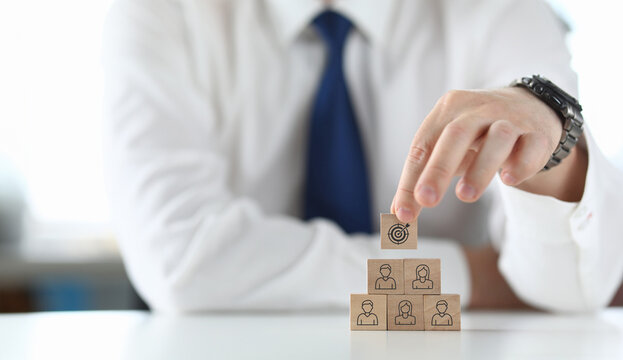 Target customer, buyer persona, customer behavior, personalization marketing, customer centric, recruitment, human resource management, personal development concept. Marketing plan and strategy.