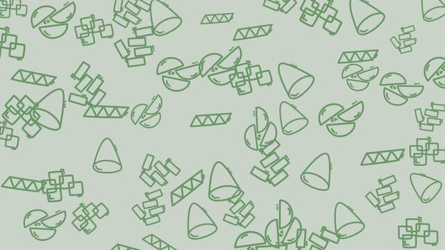 Abstract geometric pattern perfect for backgrounds, prints, textiles, and digital design projects needing a modern and playful touch.