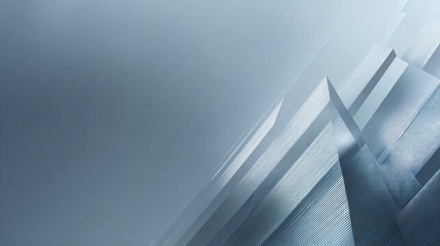 elegant abstract financial background with subtle ascending geometric forms, refined metallic textures, understated sense of growth and stability, premium corporate visual language,