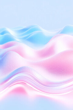 Modern Abstract Posters Templates  with Geometric Waves and Fluid Gradients