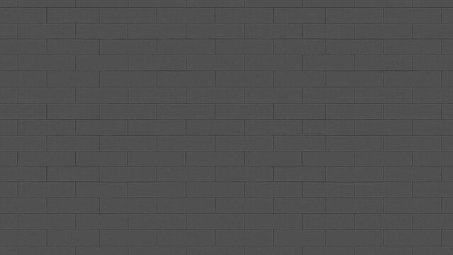 Seamless dark gray tile wall texture with a clean horizontal running bond subway pattern, matte charcoal surface, and minimalist modern design for interior backgrounds, walls.
